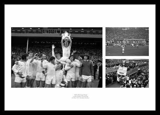 Leeds United 1972 FA Cup Final Photo Montage