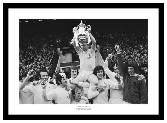 Leeds United 1972 FA Cup Team Photo Memorabilia