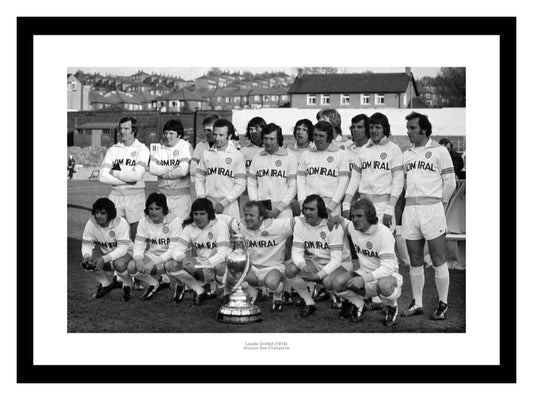 Leeds United 1974 League Champions Team Photo Memorabilia