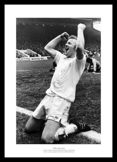 Billy Bremner 'Celebration' Leeds United Photo Memorabilia