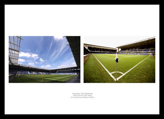 Leicester City Stadiums Old and New Photo Memorabilia