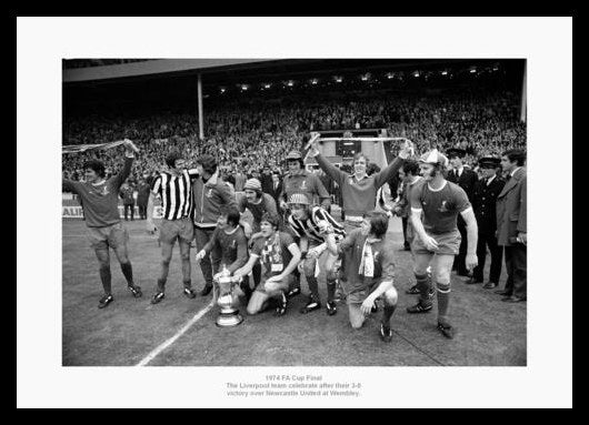 Liverpool FC 1974 FA Cup Final Team Photo Memorabilia