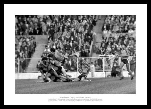 Luton Town Avoid Relegation in 1983 Photo Memorabilia