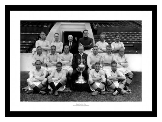Manchester City First League Champions 1937 Team Photo