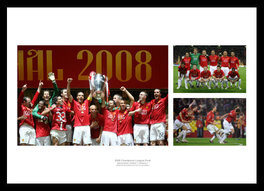 Manchester United 2008 Champions League Final Photo Memorabilia