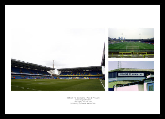 Millwall FC The Den Stadiums Past and Present Photo Memorabilia