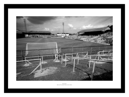 Millwall FC The Old Den Stadium 1988 Historic Photo Memorabilia