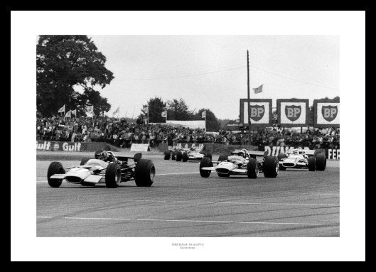 Silverstone 1969 British Grand Prix Photo Memorabilia