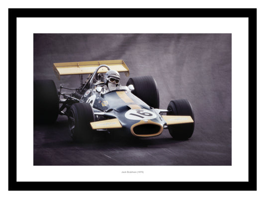 Formula One Legend Jack Brabham 1970 Photo Memorabilia