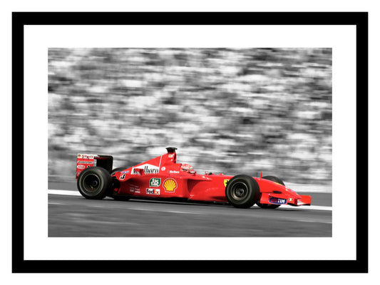 Michael Schumacher Formula One Legend Spot Colour Photo Memorabilia