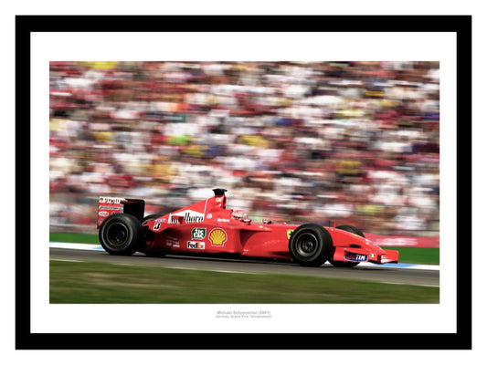 Michael Schumacher 2001 German Grand Prix Formula One Photo Memorabilia