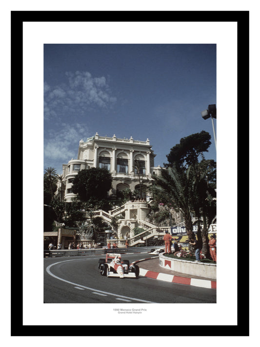 1990 Monaco Grand Prix Gerhard Berger Formula One Photo Memorabilia