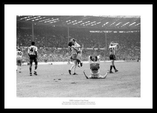 Norwich City 1985 League Cup Final Celebrations Photo Memorabilia