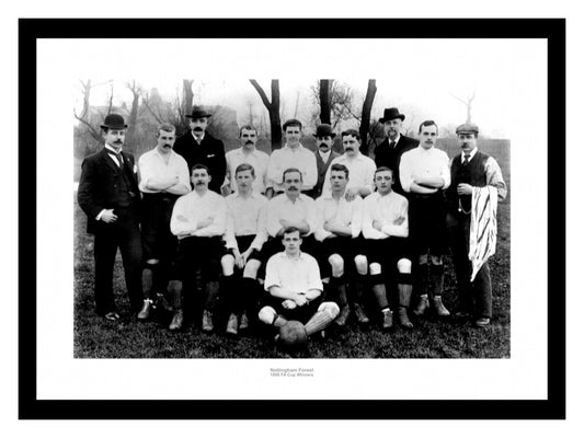 Nottingham Forest 1898 FA Cup Winning Squad Photo Memorabilia