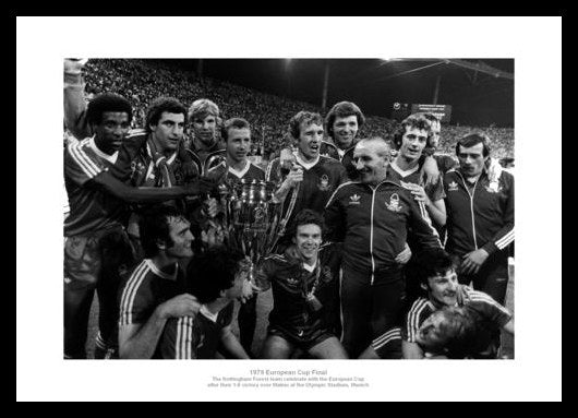 Nottingham Forest 1979 European Cup Final Team Photo Memorabilia