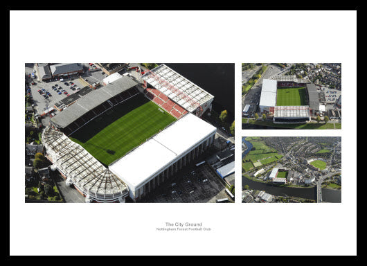 Nottingham Forest The City Ground Aerial Photo Memorabilia