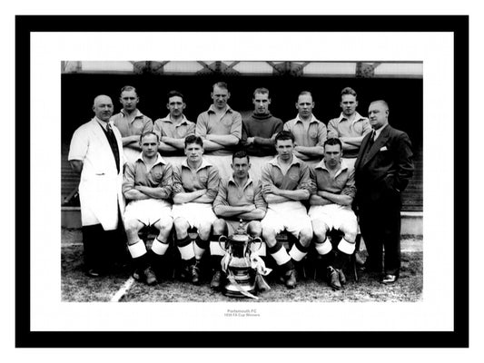 Portsmouth FC First FA Cup Winning Team 1939 Photo Memorabilia