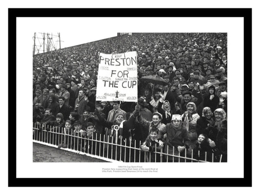 Preston North End Fans 1964 FA Cup Semi Final Photo Memorabilia
