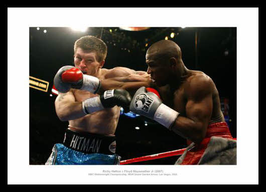 Ricky Hatton v Floyd Mayweather Jnr 2007 World Title Photo Memorabilia