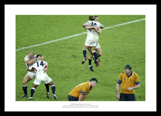 England 2003 Rugby World Cup Celebrations Photo Memorabilia