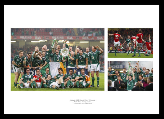 Ireland Rugby Team 2009 Grand Slam Photo Memorabilia