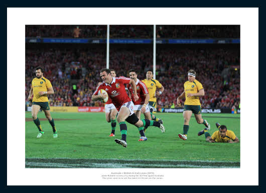 Jamie Roberts British & Irish Lions Australia 2013 Tour Photo Memorabilia