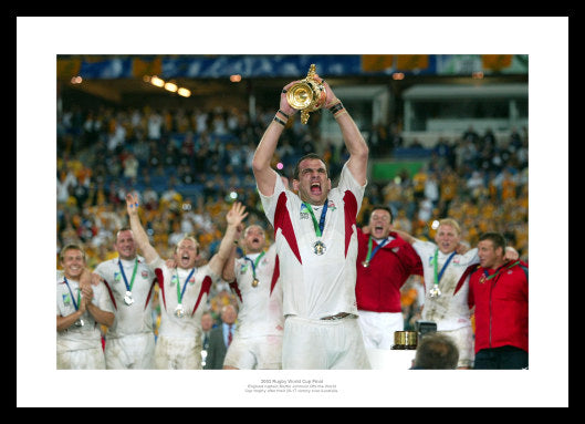 Martin Johnson England 2003 Rugby World Photo Memorabilia