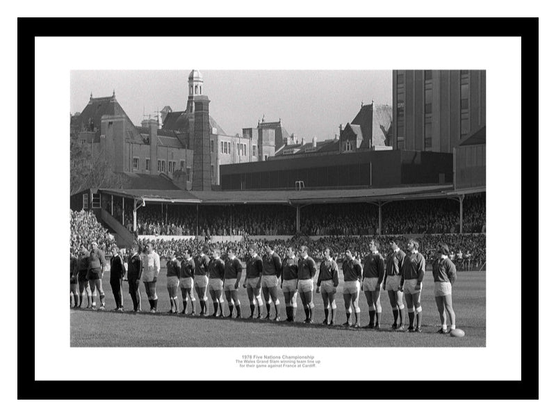 Wales Rugby 1978 Grand Slam Winning Team Photo Memorabilia