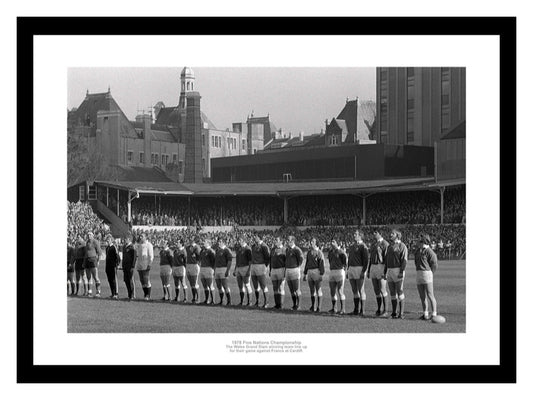 Wales Rugby 1978 Grand Slam Winning Team Photo Memorabilia