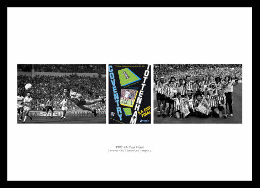 Coventry City 1987 FA Cup Final Team Photo Memorabilia