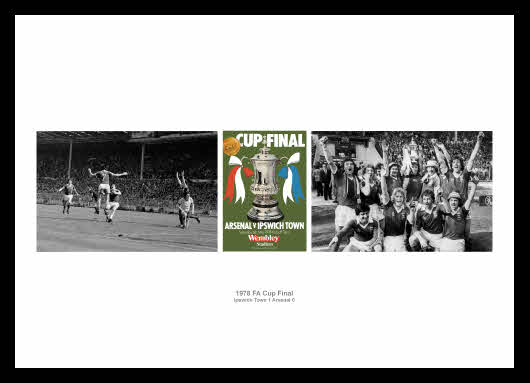 Ipswich Town 1978 FA Cup Final Photo Memorabilia