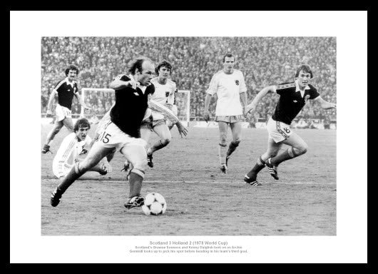 Scotland 3 Legends 1978 World Cup Football Photo Memorabilia