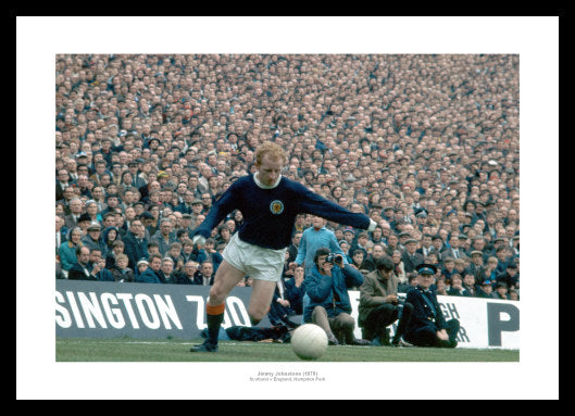 Jimmy Johnstone Scotland v England Photo Memorabilia