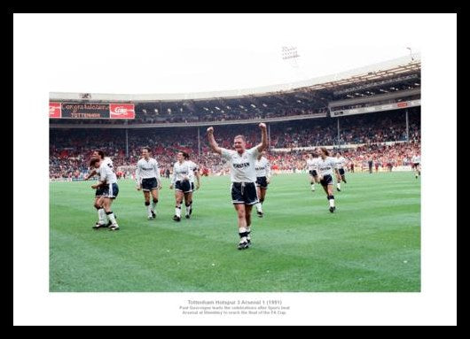 Tottenham Hotspur 3 Arsenal 1 1991 FA Cup Semi Final Photo Memorabilia