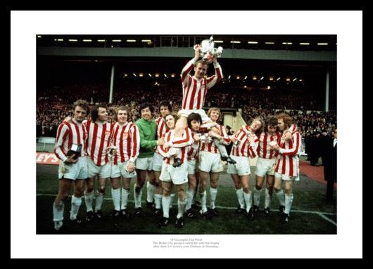 Stoke City 1972 League Cup Final Team Photo Memorabilia