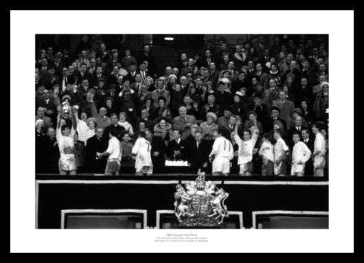 Swindon Town 1969 League Cup Final Team & Trophy Photo Memorabilia