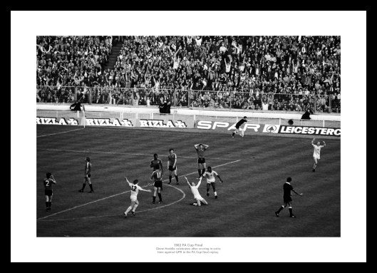 Tottenham Hotspur 1982 FA Cup Final Hoddle Goal Photo Memorabilia