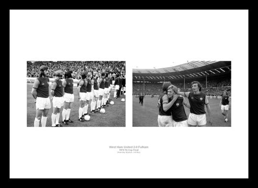 West Ham United 1975 FA Cup Final Photo Memorabilia