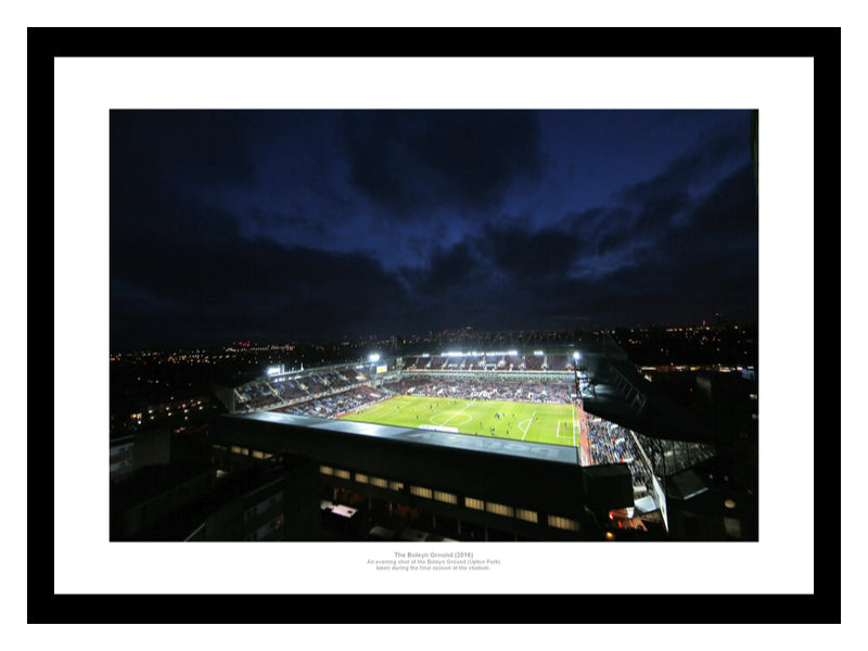 Boleyn Ground (Upton Park) at Night West Ham United Photo Memorabilia