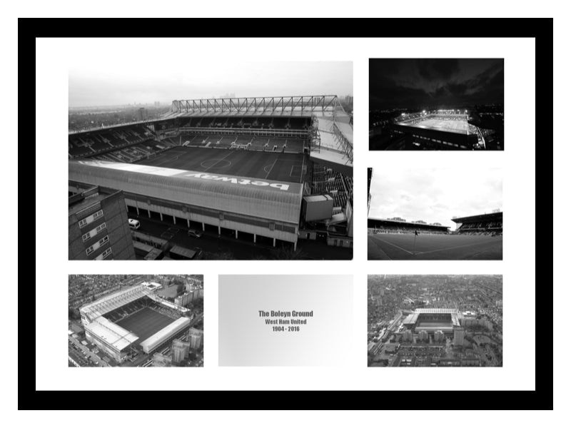 West Ham Boleyn Ground (Upton Park) Stadium Photo Memorabilia