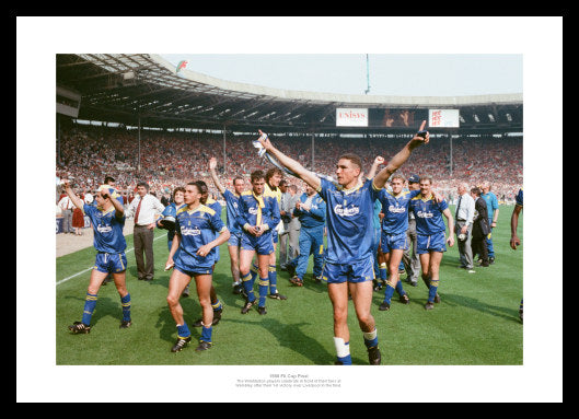 Wimbledon FC 1988 FA Cup Final Wembley Team Photo Memorabilia