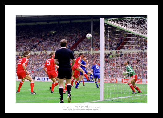 Wimbledon FC 1988 FA Cup Final Winning Goal Photo Memorabilia