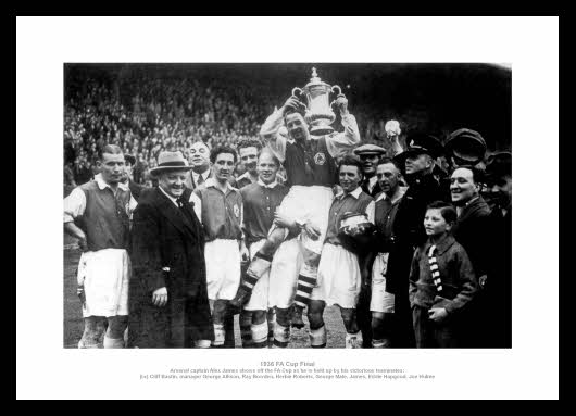 Arsenal FC 1936 FA Cup Final Team Photo Memorabilia