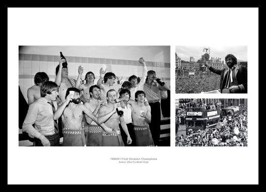 Aston Villa 1981 League Champions Photo Memorabilia