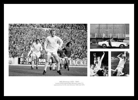 Billy Bremner Leeds United Legend Photo Memorabilia Montage