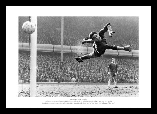 Peter Bonetti Chelsea Legend 1965 Photo Memorabilia