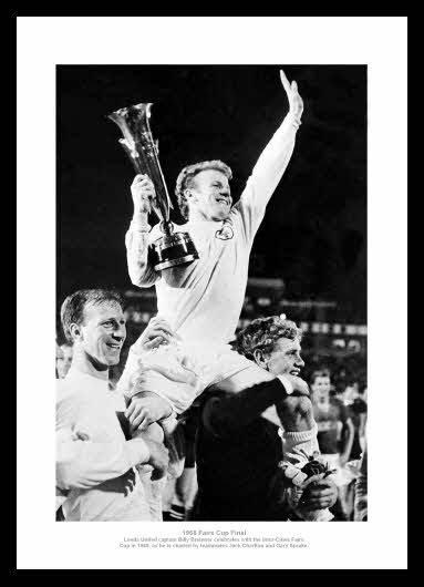 Leeds United 1968 Fairs Cup Final Team Photo Memorabilia