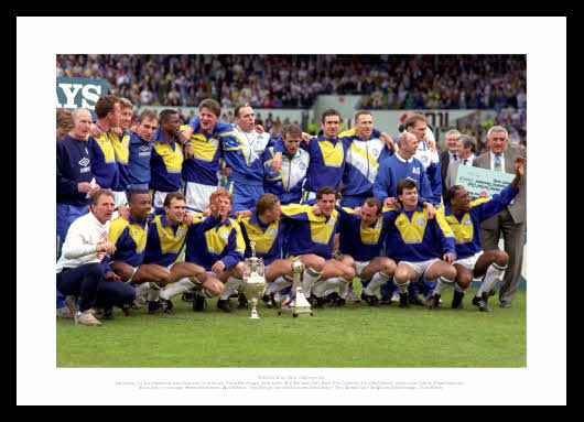 Leeds United 1992 League Champions Team Photo Memorabilia