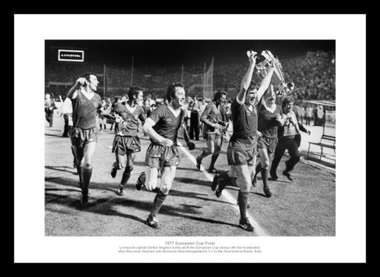 Liverpool FC 1977 European Cup Final Team Photo Memorabilia