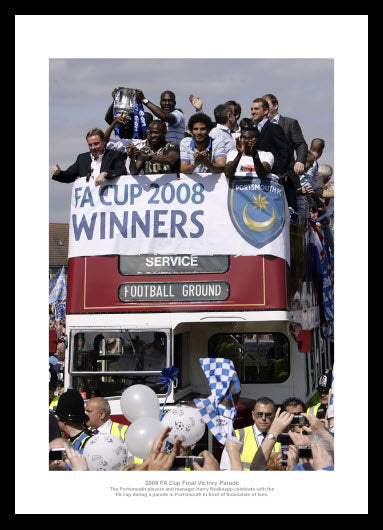 Portsmouth FC 2008 FA Cup Final Celebrations Photo Memorabilia